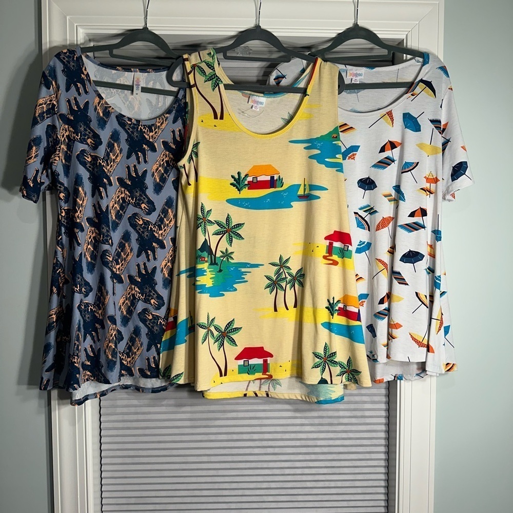 Bundle of 3 beach shirts/coverups